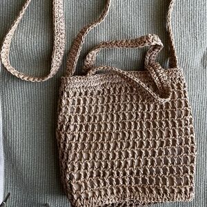 Madewell Straw Cross Body Bag